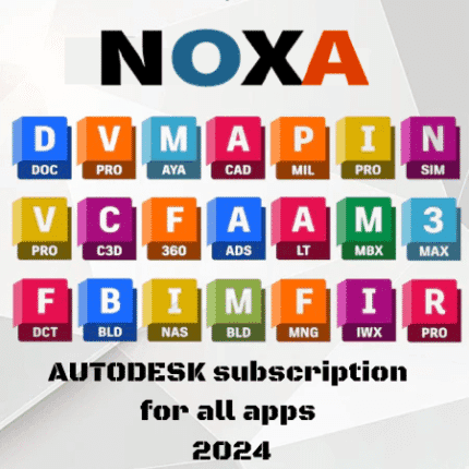 Autodesk subscription for all apps Mac & Win 2024 - 1 Year License